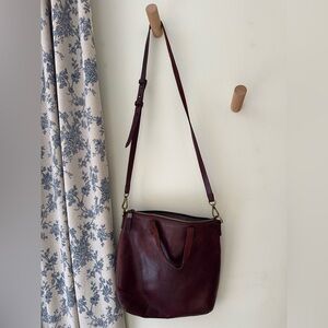 Madewell Brown Leather Crossbody Bag